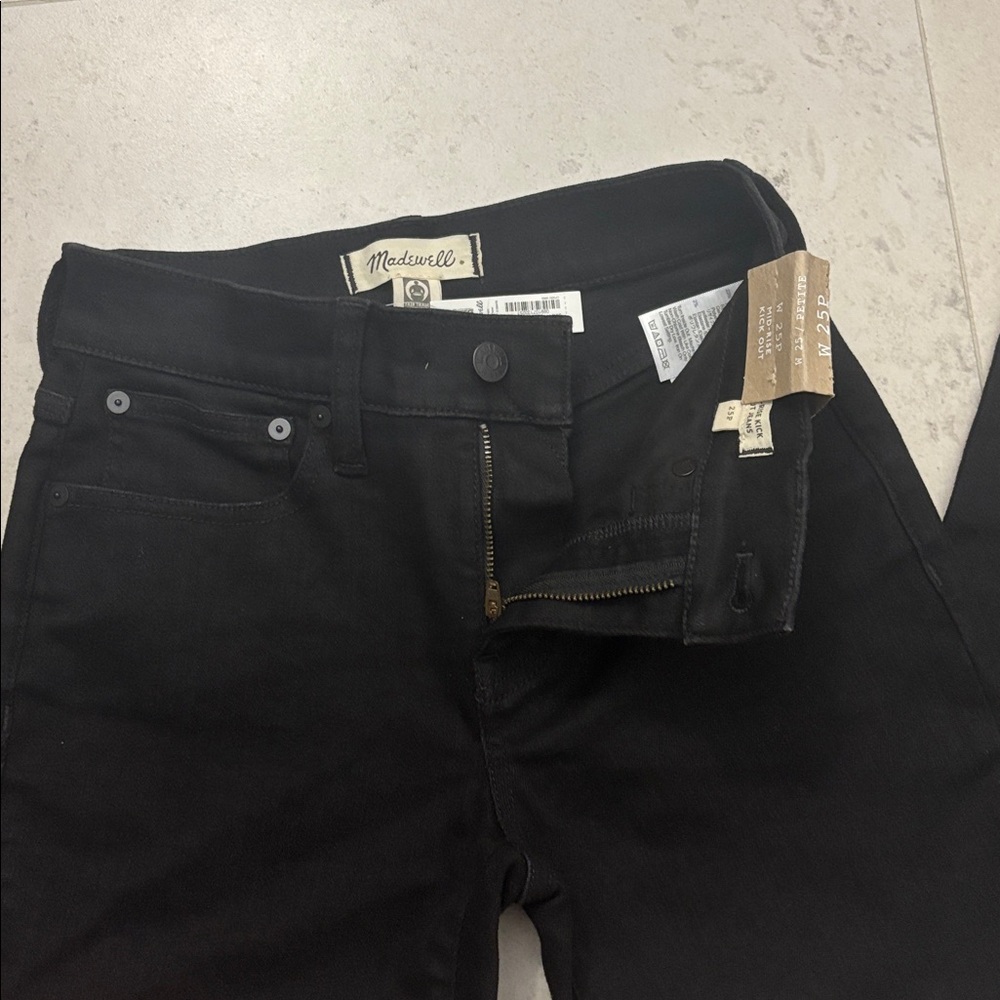 MADEWELL MID RISE KICK OUT JEANS - Picture 8 of 9